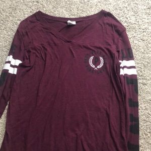 Maroon long sleeve from pink